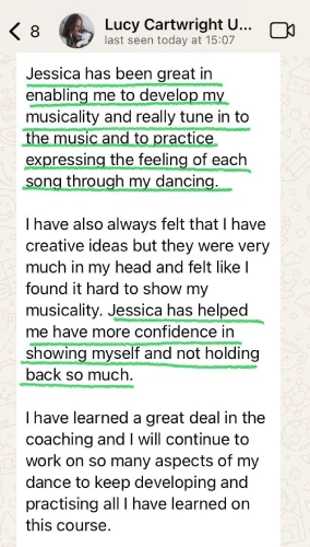 Lucy, UK — testimonial